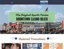Tablet Screenshot of boomtownbiloxi.com